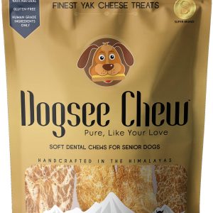 Dogsee Chew Przysmak mleczny Soft Dental Chews Puffy Bars dla starszego psa op. 70g - 1 zdjęcie