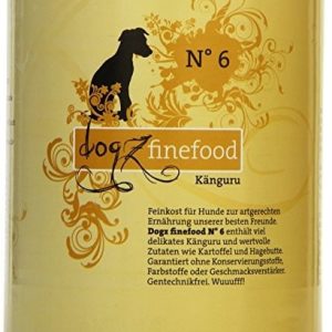 Dogz Finefood Hundefutter No.6 Känguru 800 G, 6Er Pack (6 X 800 G) - 1 zdjęcie