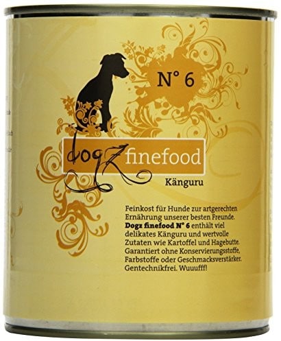 Dogz Finefood Hundefutter No.6 Känguru 800 G, 6Er Pack (6 X 800 G) - 1 zdjęcie