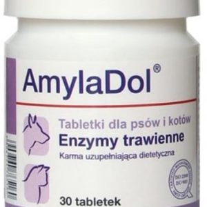 Dolfos Amyladol enzymy trawienne dla psów i kotów 30tab - 1 zdjęcie