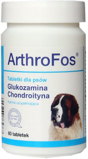 Dolfos Arthrofos preparat mineralno witaminowy wspomaga pracę stawów dla psów 90tab - 1 zdjęcie
