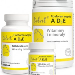 Dolfos Dolvit Fosforan wapnia AD3E 90 tabletek - 1 zdjęcie