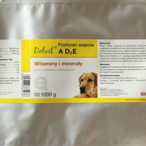 Dolfos Dolvit Fosforan wapnia AD3E proszek 1kg - 1 zdjęcie