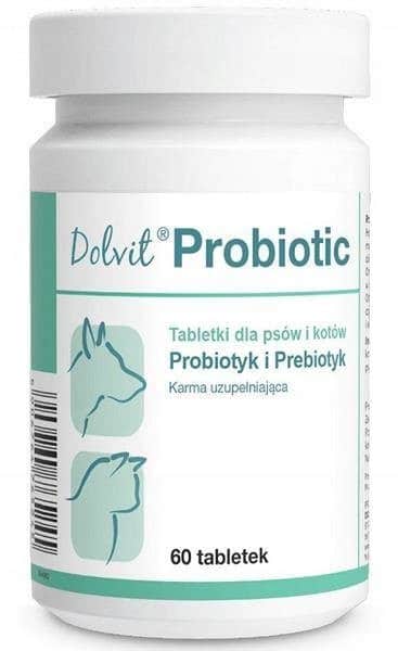 Dolfos Dolvit Probiotic 60 tab Probityk pies i kot - 2 zdjęcie