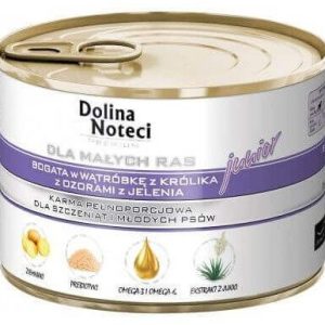 Dolina Noteci Premium Junior Małe Rasy Wątróbka Królika I Ozorek Jelenia 0,185 kg DARMOWA DOSTAWA OD 95 ZŁ! - 1 zdjęcie