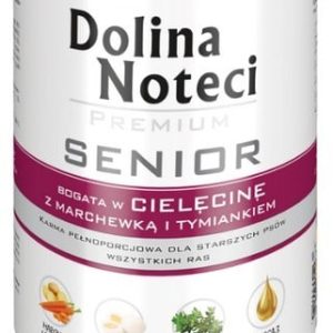 Dolina Noteci PREMIUM senior bogata w cielęcinę puszka 400g - 1 zdjęcie