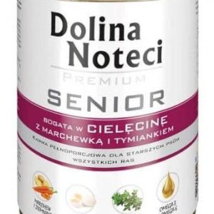 Dolina Noteci Premium Senior Bogata W Cielęcinę Z Marchewką I Tymiankiem 400g DARMOWA DOSTAWA OD 95 ZŁ! - 1 zdjęcie