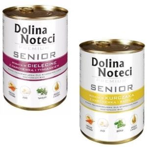 Dolina Noteci Premium Senior : Opakowanie - 12 x 400 g, Smak - Kurczak - 1 zdjęcie