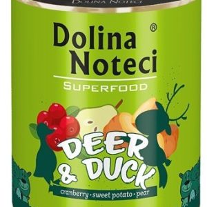 Dolina Noteci Premium Superfood Pies Jeleń i kaczka puszka 800g - 1 zdjęcie