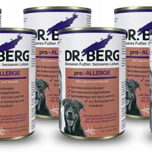 Dr. Berg Dr.Berg Pro-Allergie  zestaw 6x jagnięcina z maniokiem (6x400 g) 7161-45943 - 1 zdjęcie