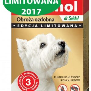 dr Seidla Sabunol Sabunol ozdobna p. kleszczom i pchłom ZIELONA W ŁAPKI 50cm EDYCJA LIMITOWANA - 1 zdjęcie