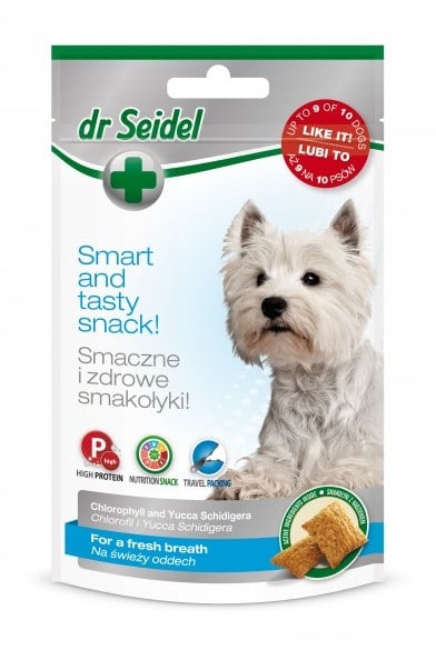 DR.SEIDEL Dr Seidel Smakołyki dla psów na świeży oddech 90g x 8 PDRS042_PAK8 - 1 zdjęcie