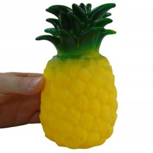 Duża zabawka dla psa piszczący Ananas 17,5cm - 1 zdjęcie
