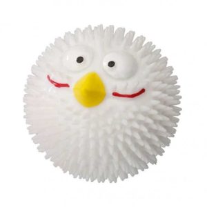 EBI Piłka waniliowa Rubber Bird z gumy biała [rozmiar S] 6,3cm PEBI002 - 1 zdjęcie