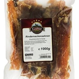 Ecostar psów Snack bydła na karku ścięgna 1 kg, 1er Pack (1 X 1 kg) 8299 - 1 zdjęcie