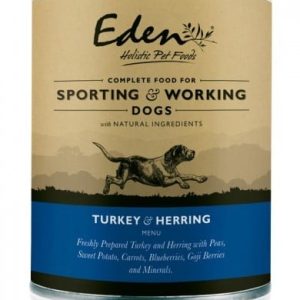 Eden Indyk i śledź z warzywami 400g  Turkey & Herring - 1 zdjęcie