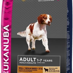 Eukanuba Adult Small&Medium Breed Lamb&Rice 2,5 kg - 1 zdjęcie