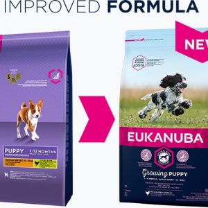 Eukanuba Puppy Medium Breed Chicken 3 kg - 1 zdjęcie