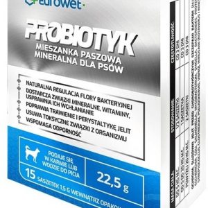 Eurowet Probiotyk w saszetkach dla psów 15 x 1,5g - 1 zdjęcie