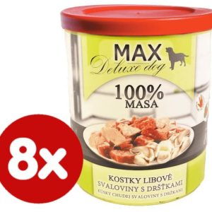 FALCO FALCO karma dla psów MAX deluxe kawałki chudego mięsa z flaczkami 8 x 800 g Darmowa - 1 zdjęcie