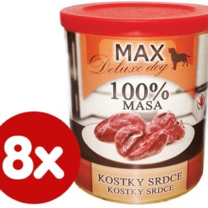 FALCO karma dla psów MAX deluxe serca 8 x 800 g - 1 zdjęcie