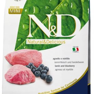 Farmina N&D Grain Free Lamb & Blueberry Adult Mini 7 kg - 1 zdjęcie