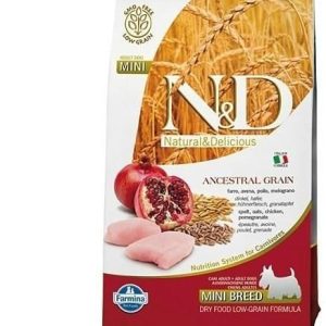 Farmina N&D Low Grain Chicken&Pomegrante Adult Mini 7 kg - 1 zdjęcie