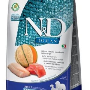 Farmina N&D Ocean Dog Adult Medium & Maxi salmon cod pumpkin & cantaloupe melon 2.5 kg - 1 zdjęcie
