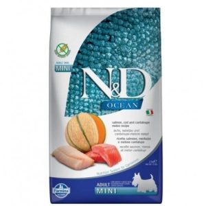 Farmina N&D Ocean Dog Adult Mini cod pumpkin & cantaloupe melon 0,8 kg - 1 zdjęcie