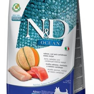 Farmina N&D Ocean Dog Adult Mini salmon cod & canatloupe melon 2.5 kg - 1 zdjęcie