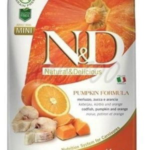 Farmina N&D Pumpkin Grain Free Codfish&Orange Adult Mini 2,5 kg - 1 zdjęcie