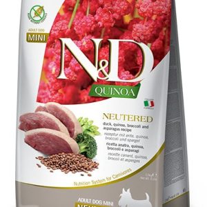 Farmina N&D Quinoa DOG Neutered Adult Mini Duck&Broccoli 2,5kg - 1 zdjęcie