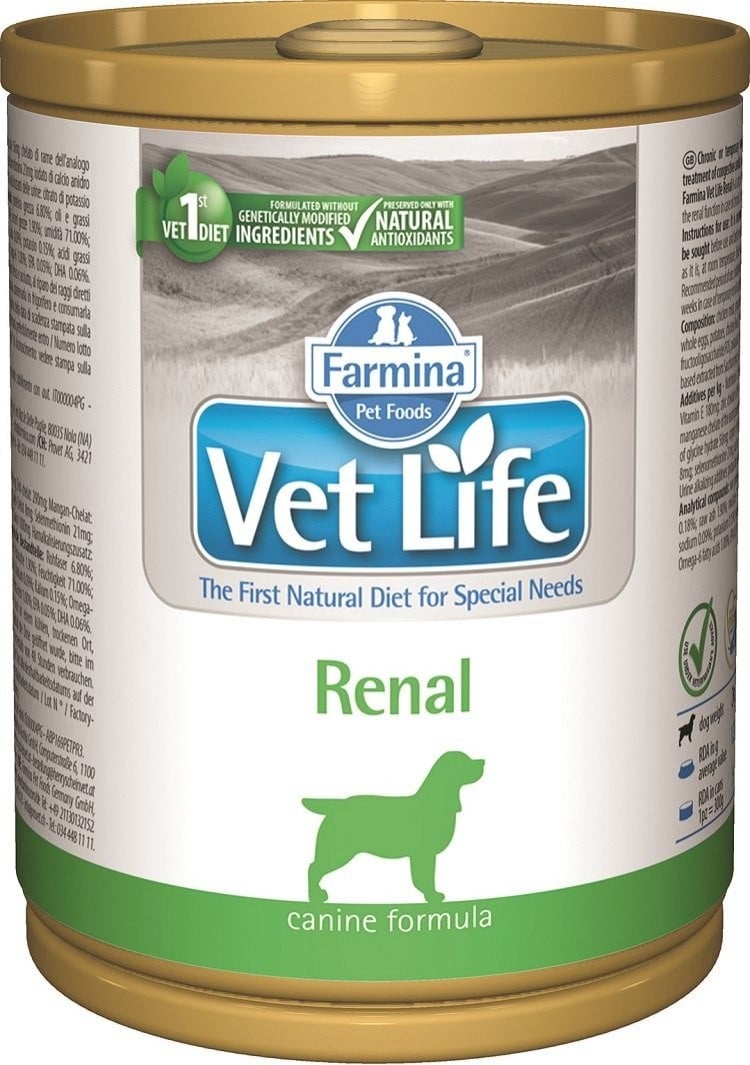 Farmina Vet Life VET LIFE NATURAL DIET DOG RENAL 300g PVT300005 - 1 zdjęcie