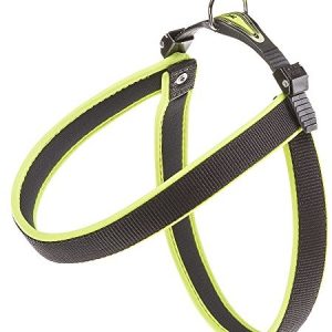 Ferplast 75449928 Hundegeschirr Agila Ergofluo 9, Halsumfang/Brustumfang: 77-85 Cm, Breite: 3,0 Cm, Grün - 1 zdjęcie