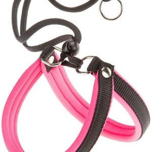 Ferplast Szelki Agila fluo różowe [rozmiar 5] 20mm/50-58cm PFER031 - 1 zdjęcie