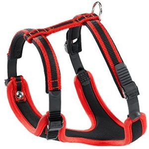 Ferplast uprząż dla psa Ergocomfort Linear, z wyściółką, XS, czerwony - 1 zdjęcie