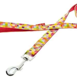 Ferribiella Ferribiella smycz nylonowa Pink 1,5cm x 120cm HI359-XR - 1 zdjęcie