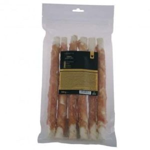 FITMIN FFL dog treat rawhide stick 28cm with chicken 500g - 1 zdjęcie