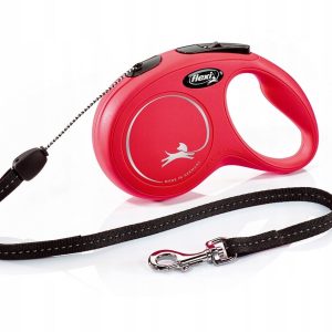 Flexi New Classic Smycz linka S 8m/12kg Czerwona - 1 zdjęcie