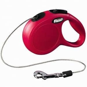 Flexi New Classic Smycz Linka Xs 3M Czerwona [Fl-2405] - 1 zdjęcie