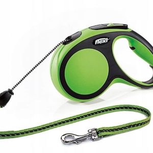 Flexi New Comfort smycz linka 5 m do 20 kg zielona - 1 zdjęcie