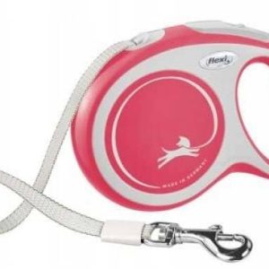 Flexi New Comfort smycz taśma 5 m 25 kg czerwona - 1 zdjęcie