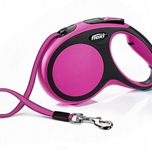 Flexi New Comfort smycz taśma 5 m 25 kg różowa - 1 zdjęcie