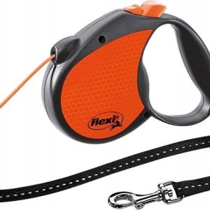 Flexi New Neon Reflect M linka 5m Pomarańcz 4251 - 1 zdjęcie