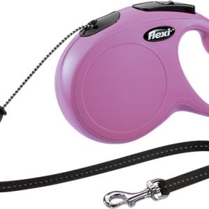Flexi Roll-Leine New Classic M Seil 8 M Pink Für Hunde Bis Max. 20 Kg - 1 zdjęcie