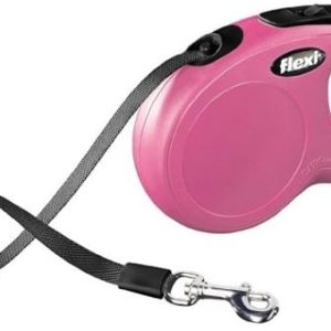 Flexi Smycz automatyczna New Classic S, różowa, 5 m - 1 zdjęcie