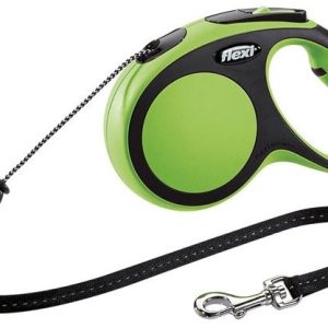 Flexi Smycz automatyczna New Comfort M, zielona, 5 m - 1 zdjęcie