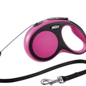 Flexi Smycz automatyczna New Comfort S linka 8 m różowa - 1 zdjęcie