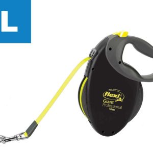 Flexi Smycz Giant Professional, 10 m - Czarno-żółta - 1 zdjęcie