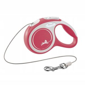Flexi Smycz New Comfort M linka 5m 20kg Różowa - 1 zdjęcie